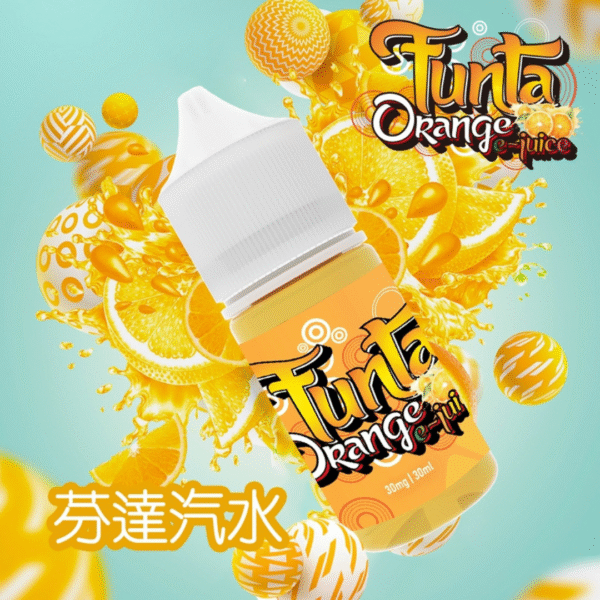 FUNTA 芬達汽水口味煙油 FUNTA 芬達汽水口味煙油 芬達汽水口味煙油 芬達煙油 汽水菸油 氣水煙油 小菸油 小煙油 電子煙菸油 30ML小煙 30ML小菸油 蒸氣賣場 蒸氣店